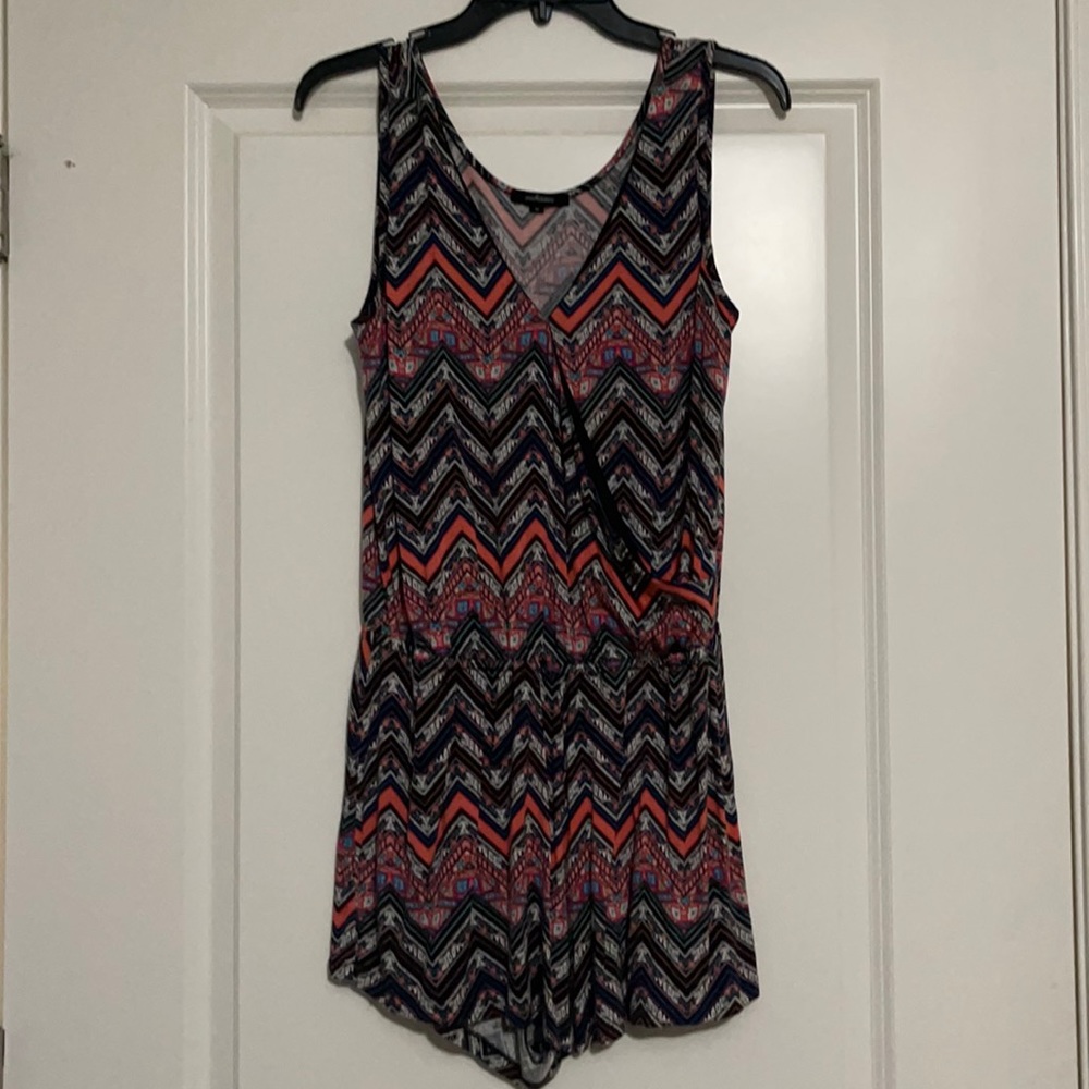 Printed romper